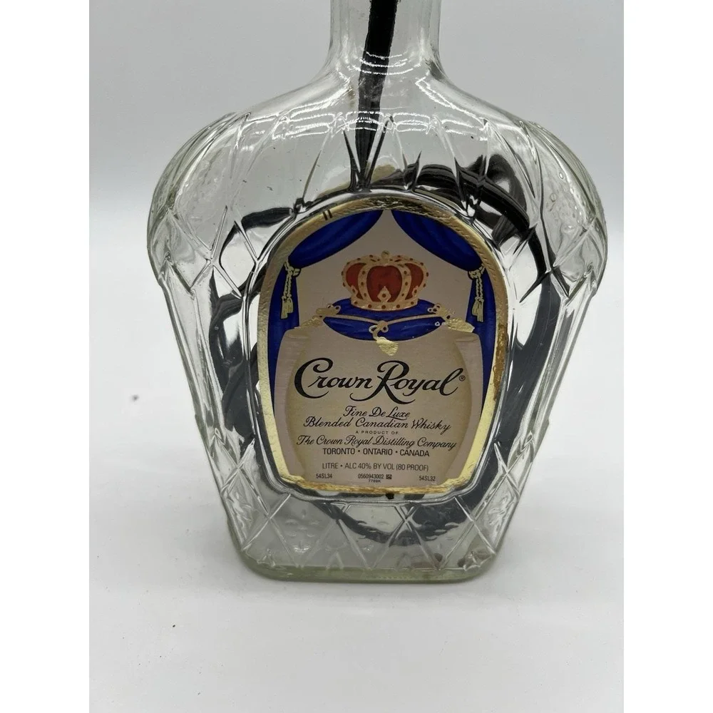 CROWN ROYAL WHISKEY Liquor Bar Bottle TABLE LAMP Lounge‎ Light
